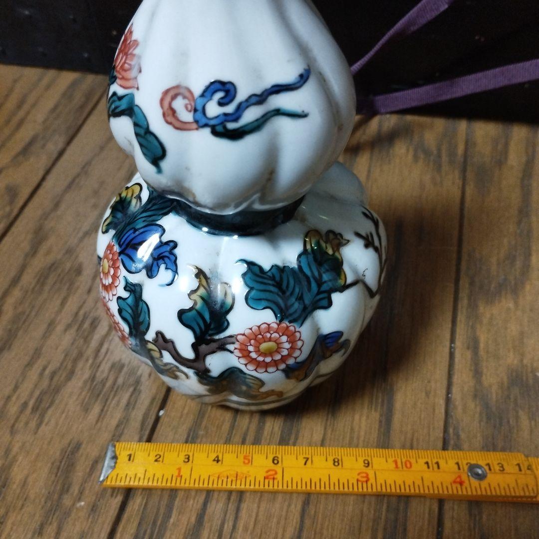 古九谷　花瓶　骨董品　アンティーク