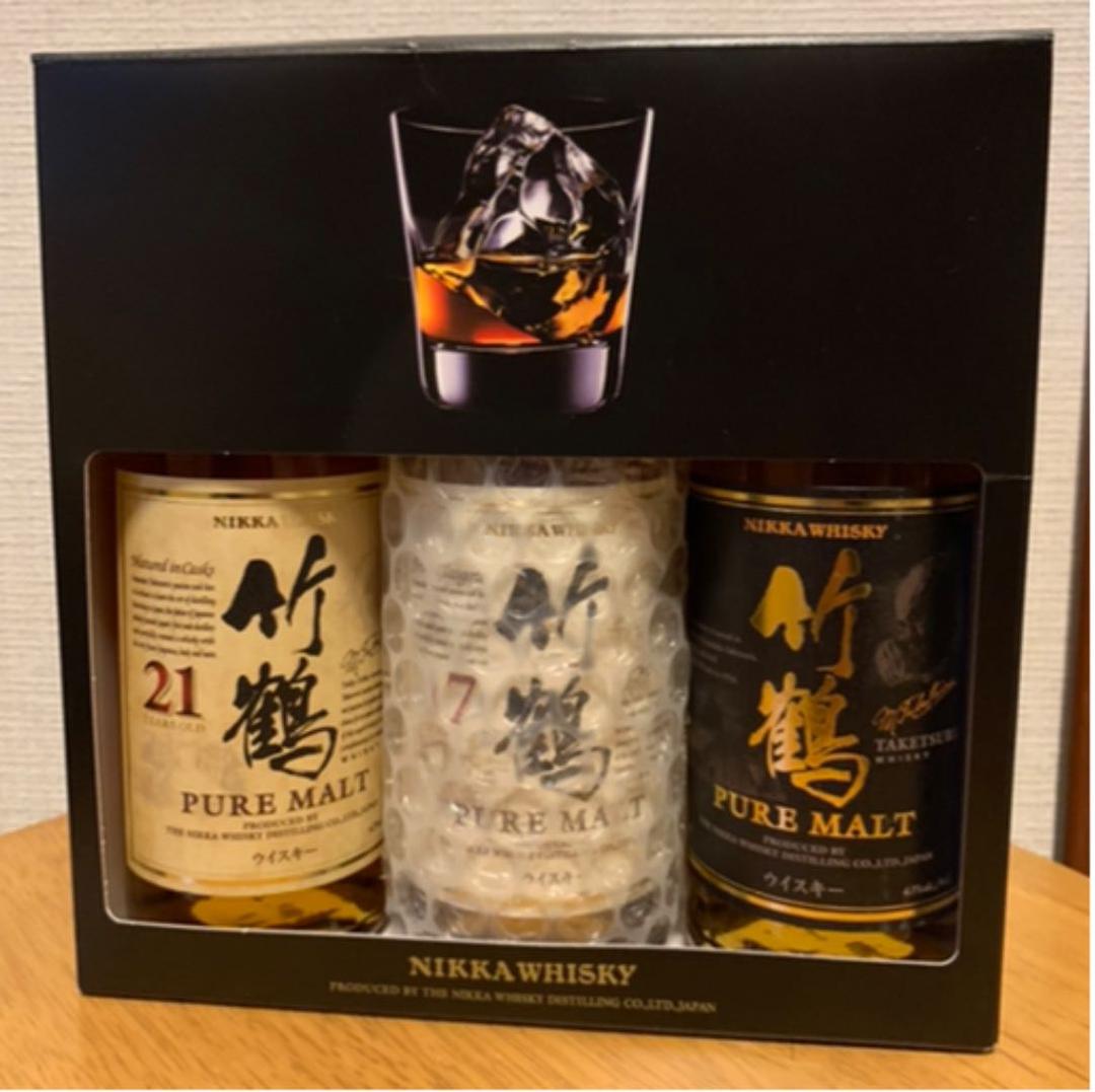 竹鶴ノンエイジ 17年 21年 180ml 3本セット 終売品