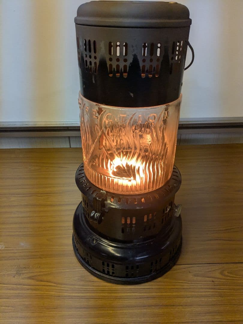 PERFECTION　パーフェクション　石油ストーブ500型　替芯付USAガラス