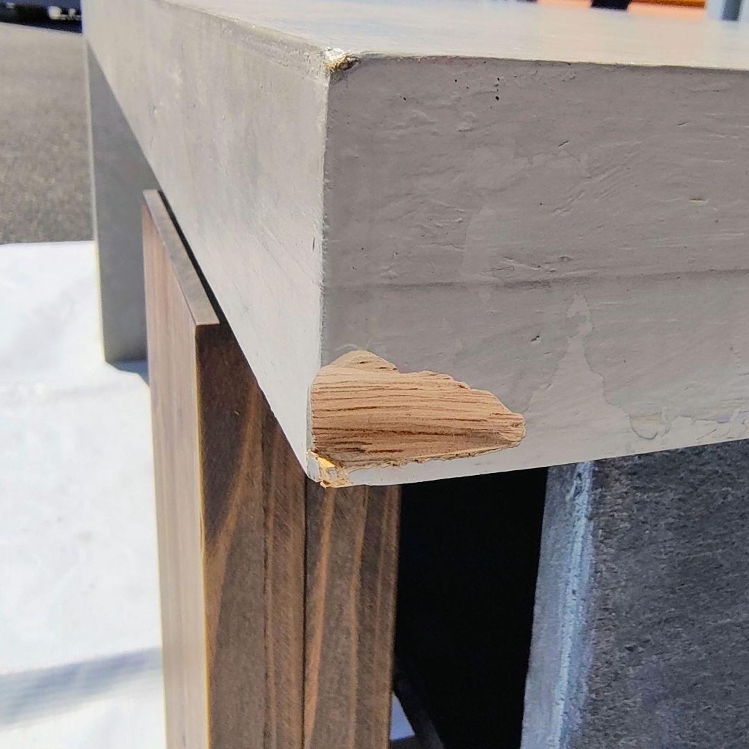 morterette ローテーブル コンクリート調エフェクト