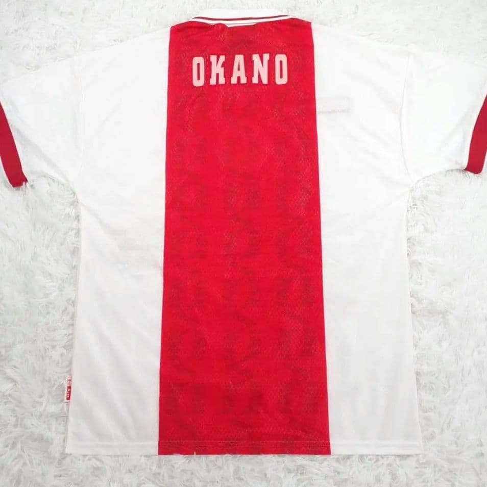 タグ付未使用保管品◎アヤックス Ajax 岡野雅行 サイン入り練習用ユニフォーム