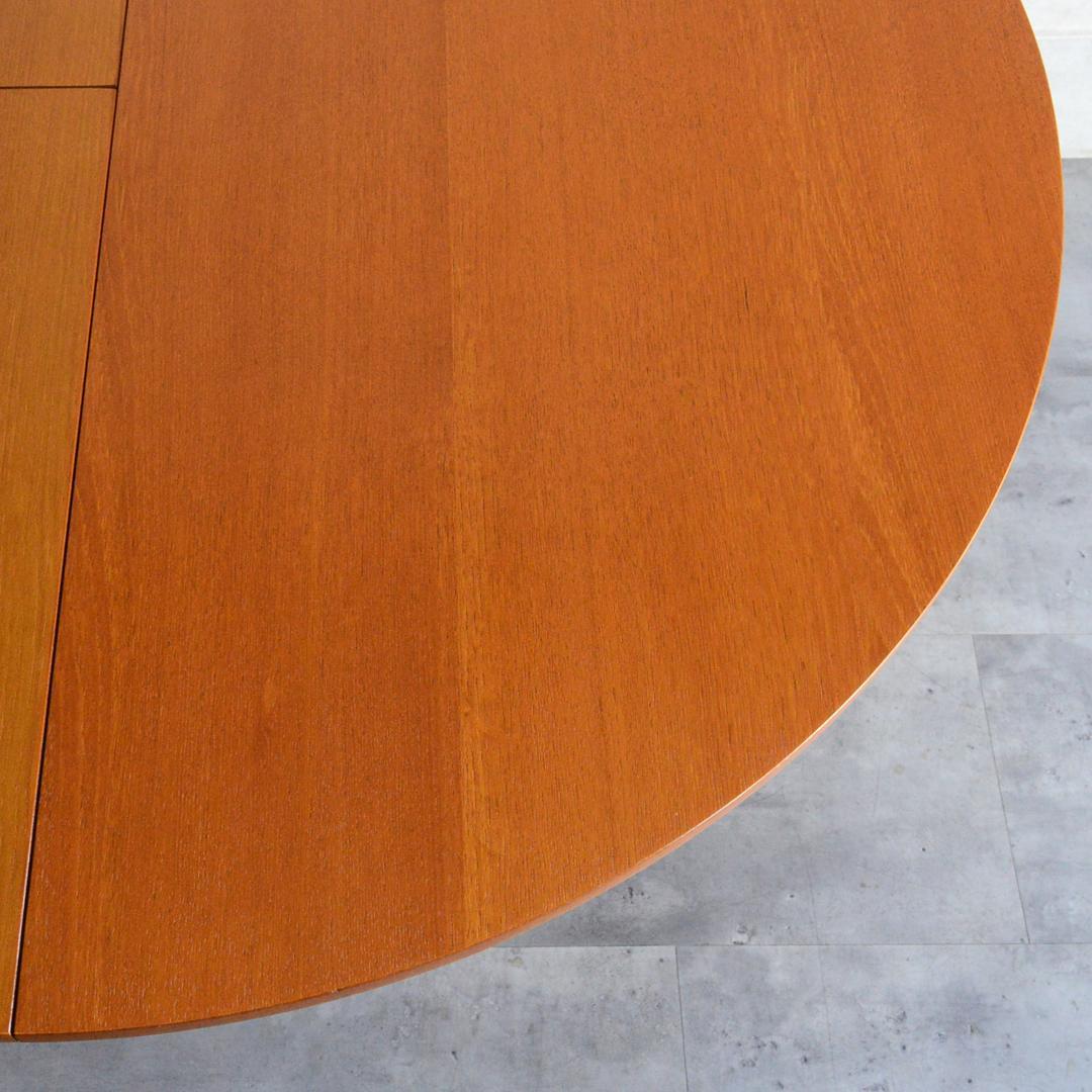 イギリスヴィンテージ エクステンション ラウンド ダイニングテーブル 拡張式円形