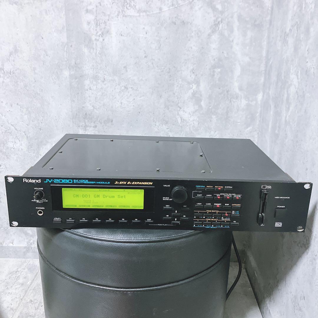 【希少】ローランド 音源モジュール JV-2080 内蔵電池交換済み