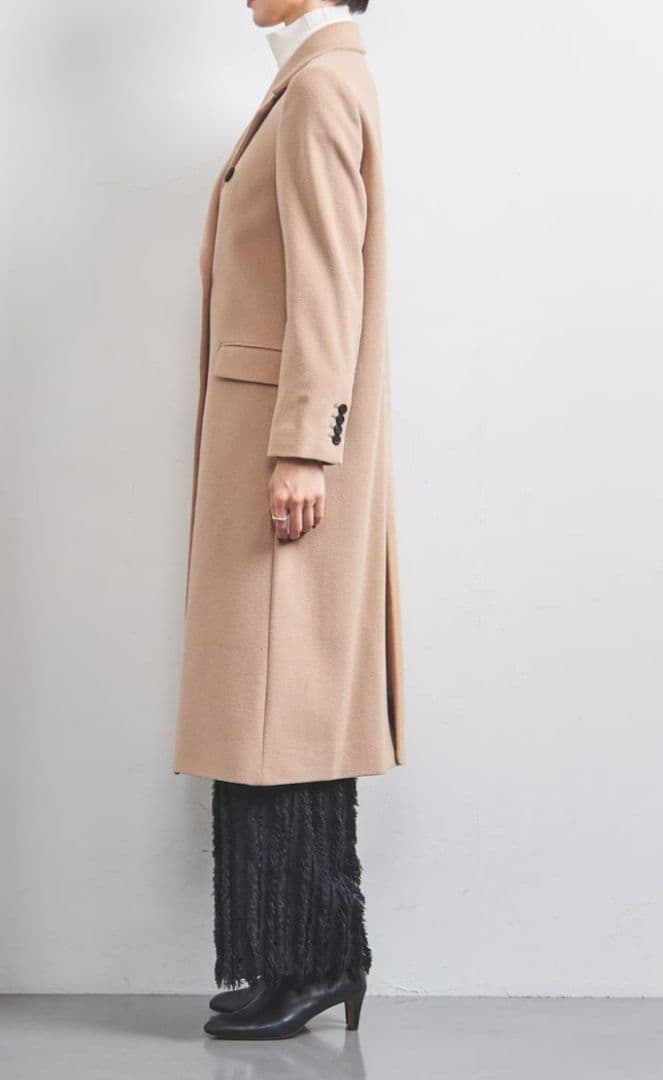 【美品】UNITED ARROWS ダブルブレストテーラードコート