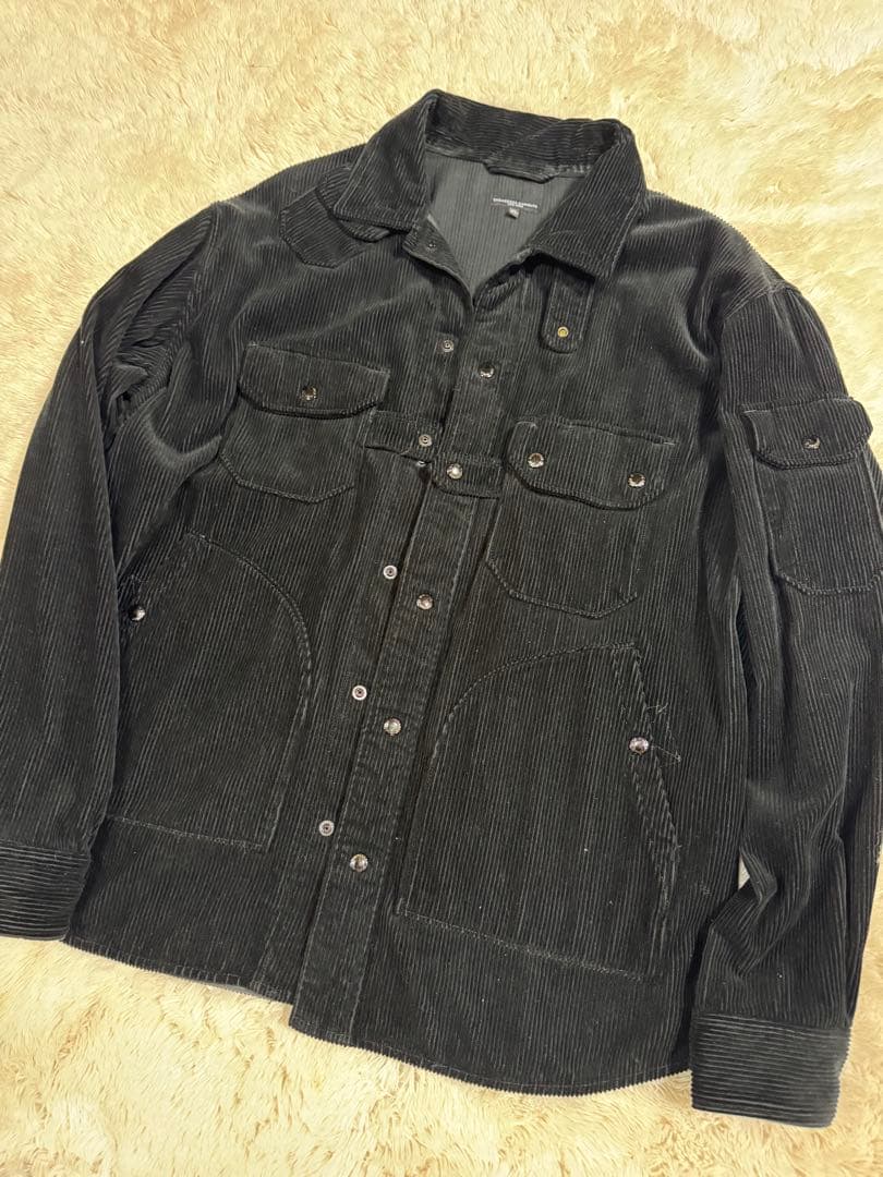 EG Explorer Shirt Jacket XL コーデュロイ 黒