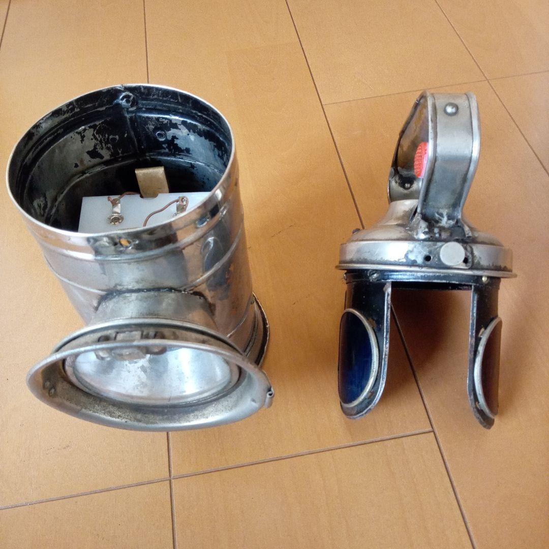 鉄道　国鉄　　白光式合図灯　点灯確認済