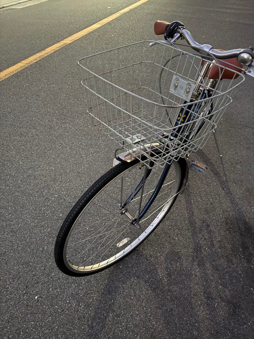 154 自転車 大阪市 【引取り限定】 27インチ 美品 変速付き