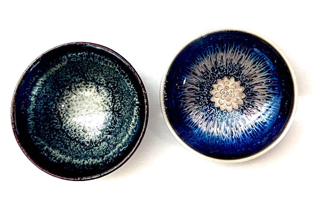 中国窯变養盞、青花水滴（民国时期）、影青筆筒（故宫博物院製）