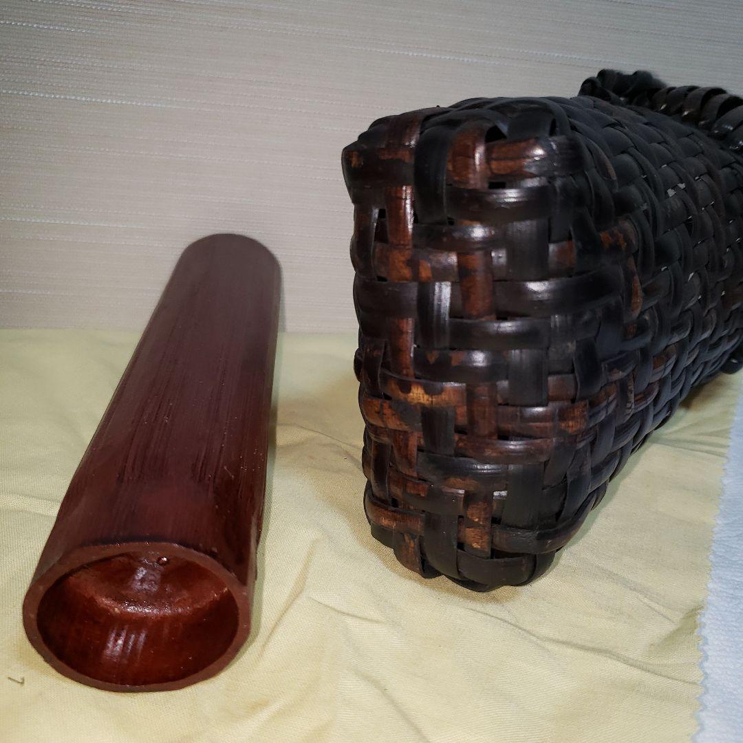 ナタ籠　鈴木竹朋斎　花器