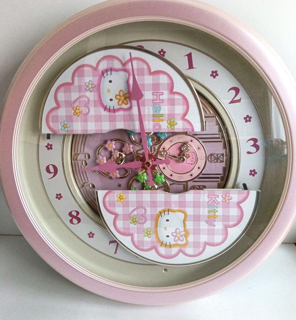 ハローキティからくり時計 壁掛け時計