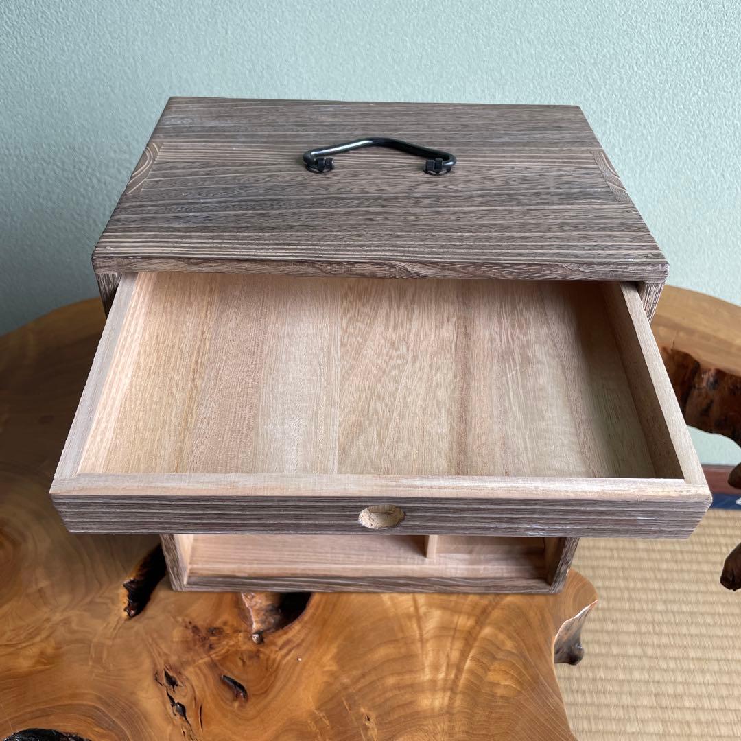 茶棚 飾り棚 旅箪笥 桐 茶道具