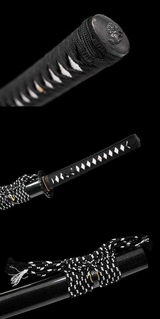 【黒い流星】古兵器 武具 刀装具 日本刀　模造刀 居合刀 武士道 鑑賞用 美術刀