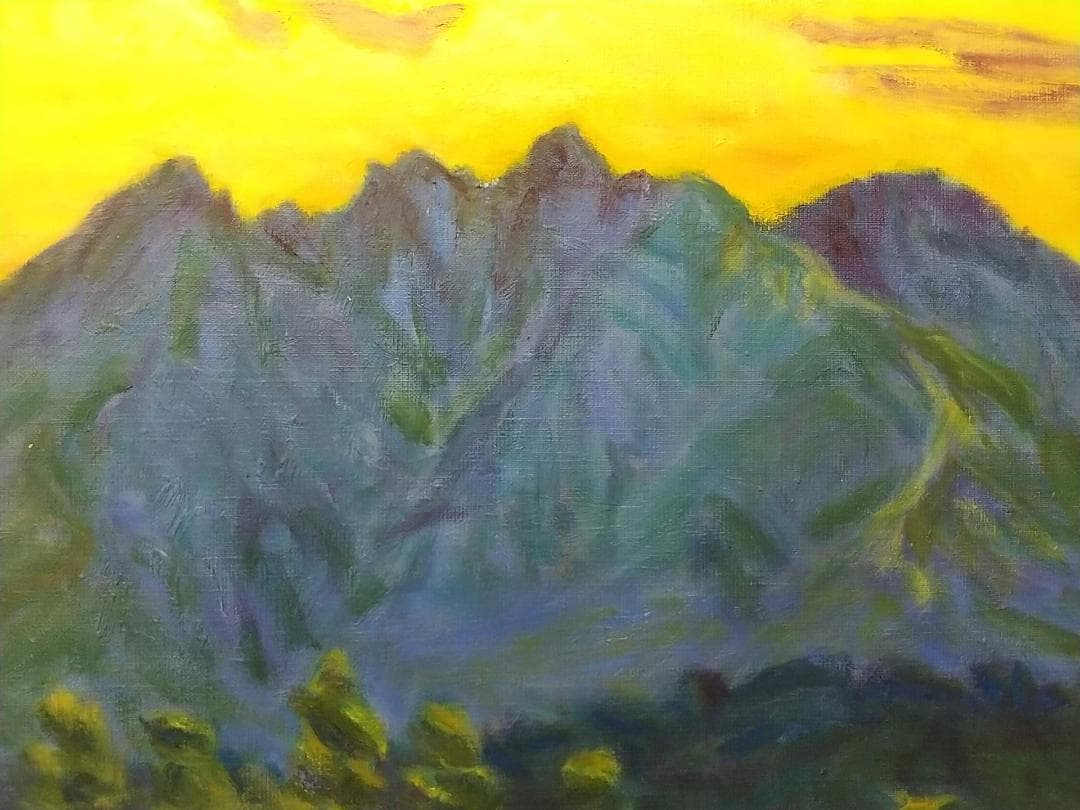 「根子岳」A　2006　絵画  F8