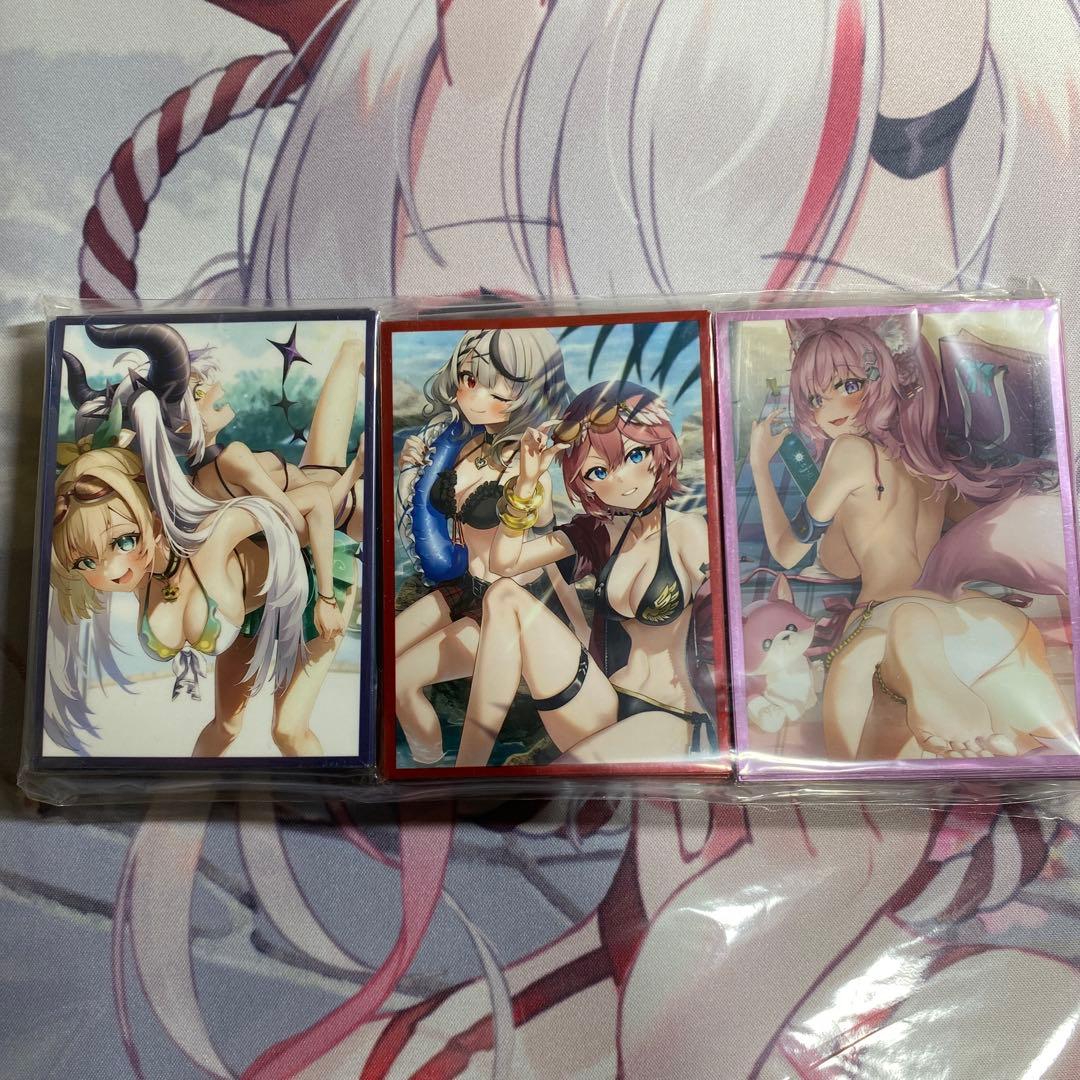 ホロライブ　スリーブ　白詰草