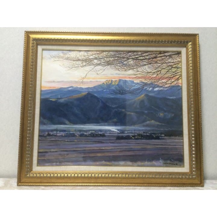 岡村達夫作　石鎚山の夜明け (15号)