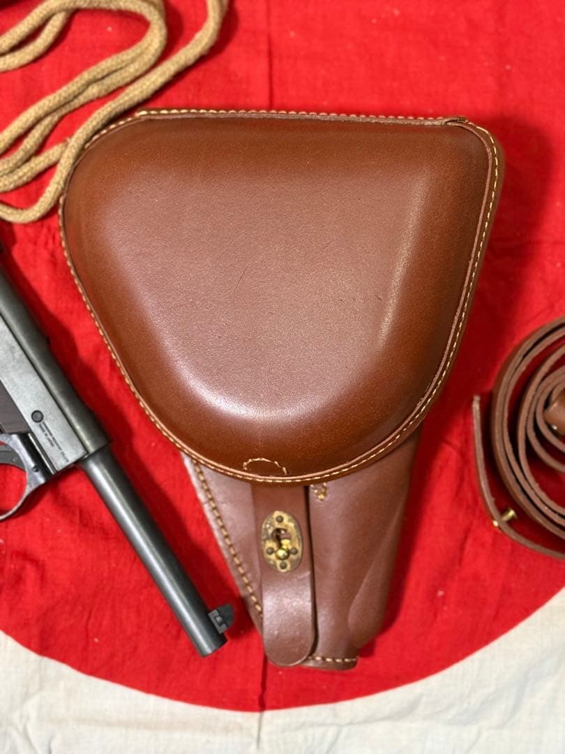 大日本帝国 南部14年式拳銃嚢＋拳銃紐★複製品★サバゲー　将校　陸軍　海軍陸戦隊