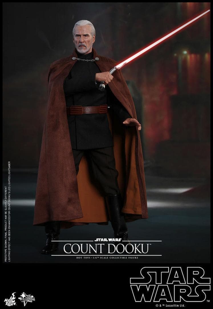 ホットトイズ1/6スター・ウォーズ クローンの攻撃 ドゥークー伯爵 MMS496