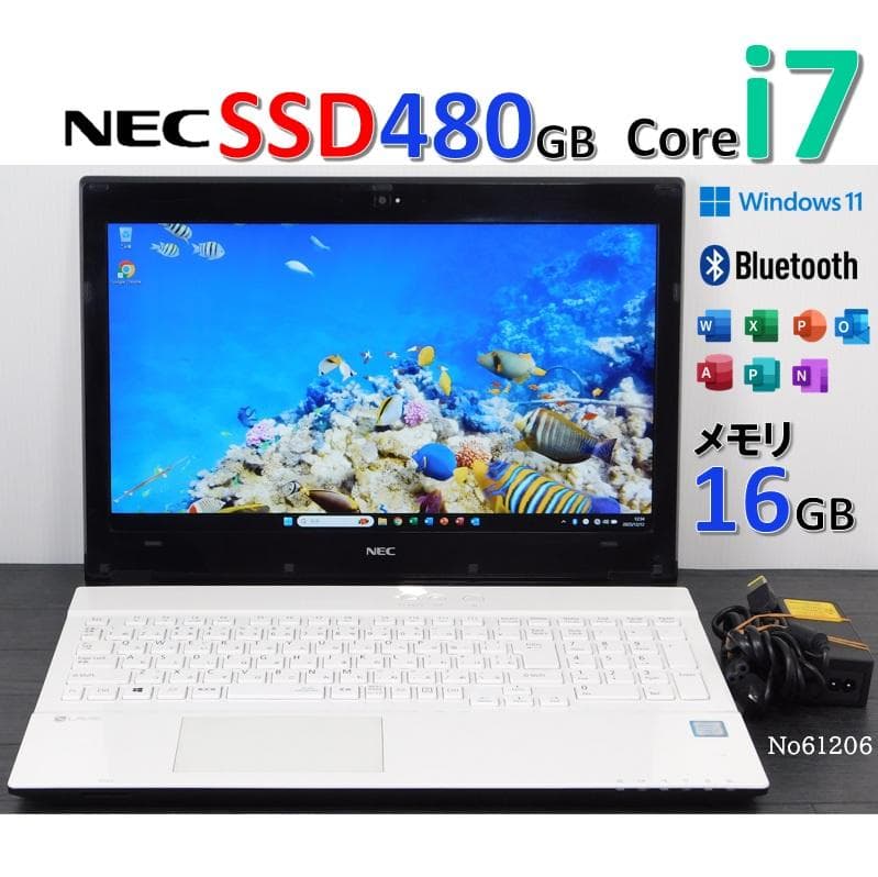 ■Windows11■Corei7■SSD■NECノートパソコン■1206
