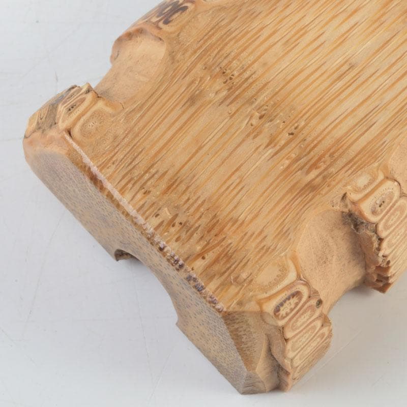 茶道具　皆空庵玉琳作　竹根香合　「福俵」　共布共箱　V　9330