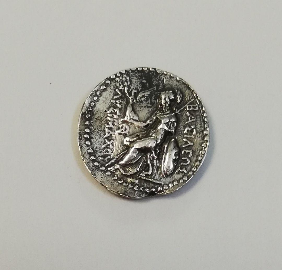 古代ギリシャ アレキサンダー大王/アテネ ギリシャ神話 テトラドラクマ銀貨