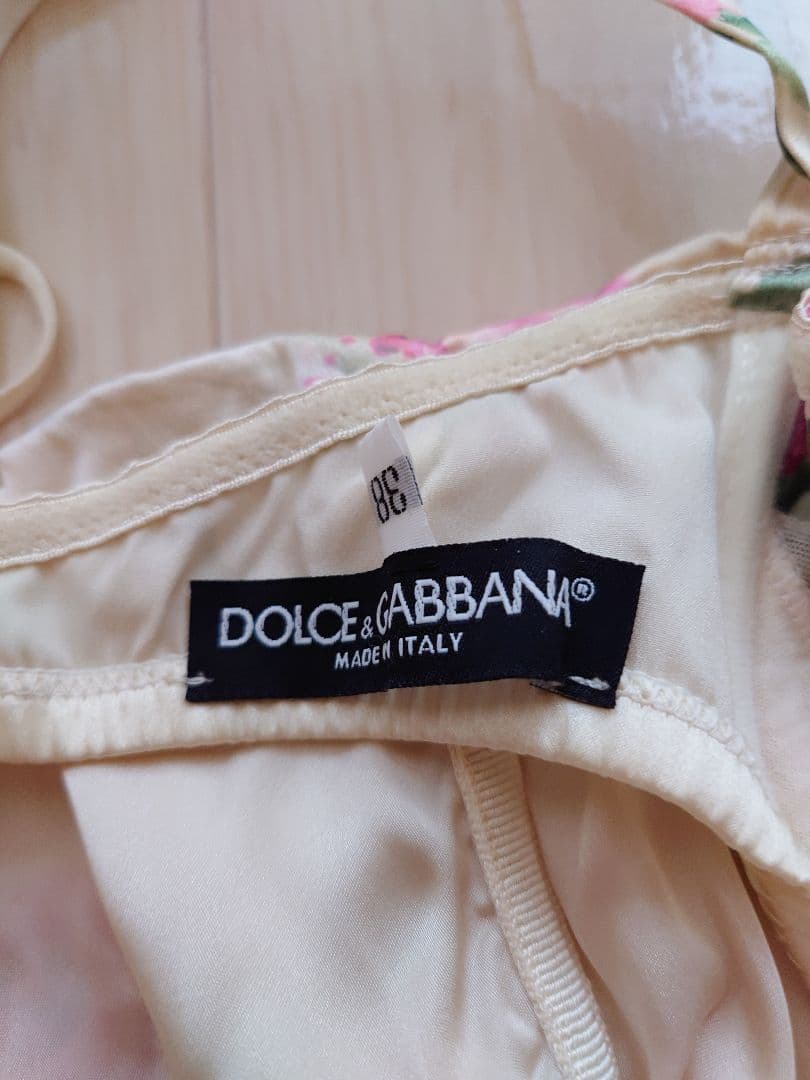 ドルチェ&ガッバーナ花柄ロングドレス