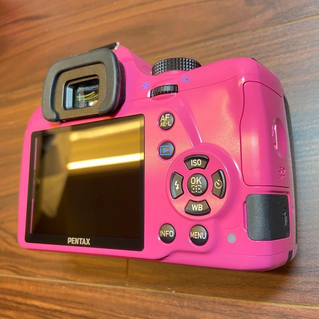 PENTAX K-50 ダブルズームキット ピンク ほぼ新品 4644