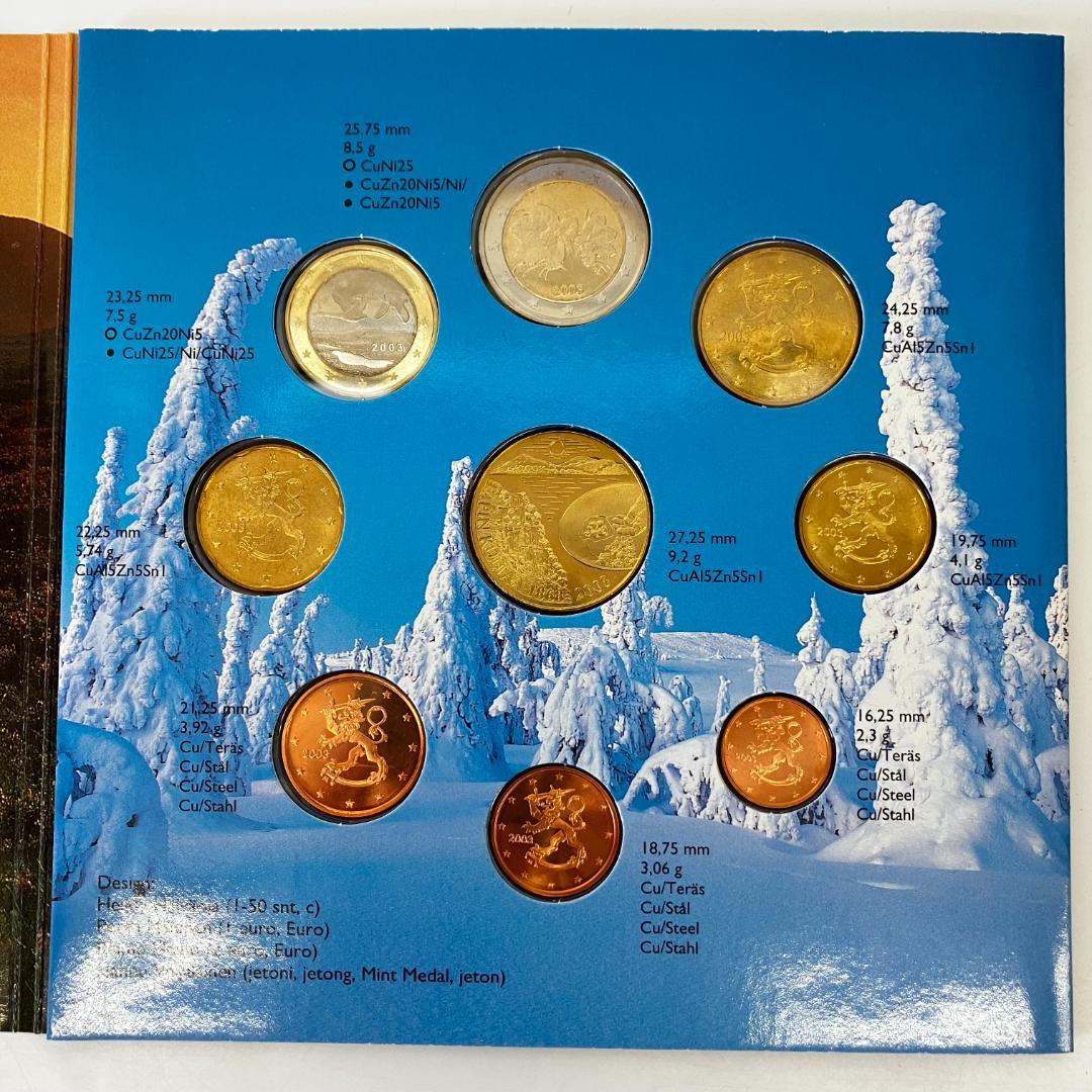 フィンランド 記念硬貨セット 2003年発行