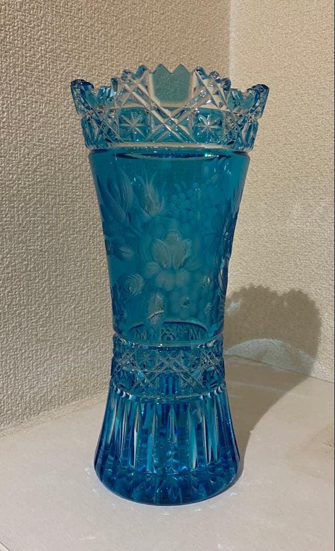 Meissen (マイセンクリスタル) マイセンフラワー　花瓶26cm 箱無し