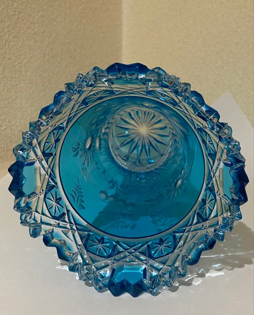 Meissen (マイセンクリスタル) マイセンフラワー　花瓶26cm 箱無し