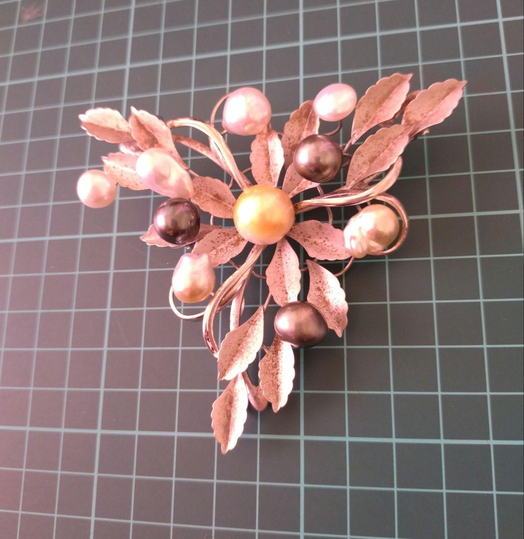 南洋真珠 SILVER ブローチ兼ペンダントトップ