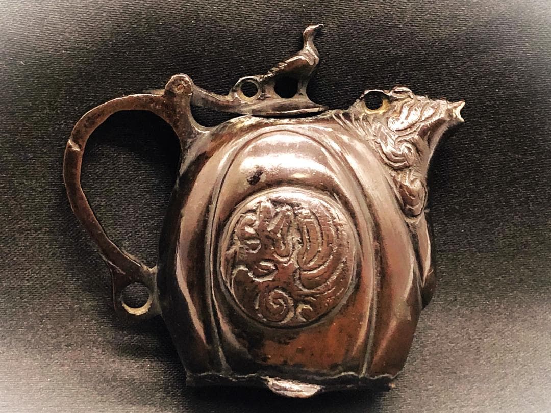 【 倣唐物 古銅鳳凰水滴 】 江戸時代（18世紀末） 蔵出し