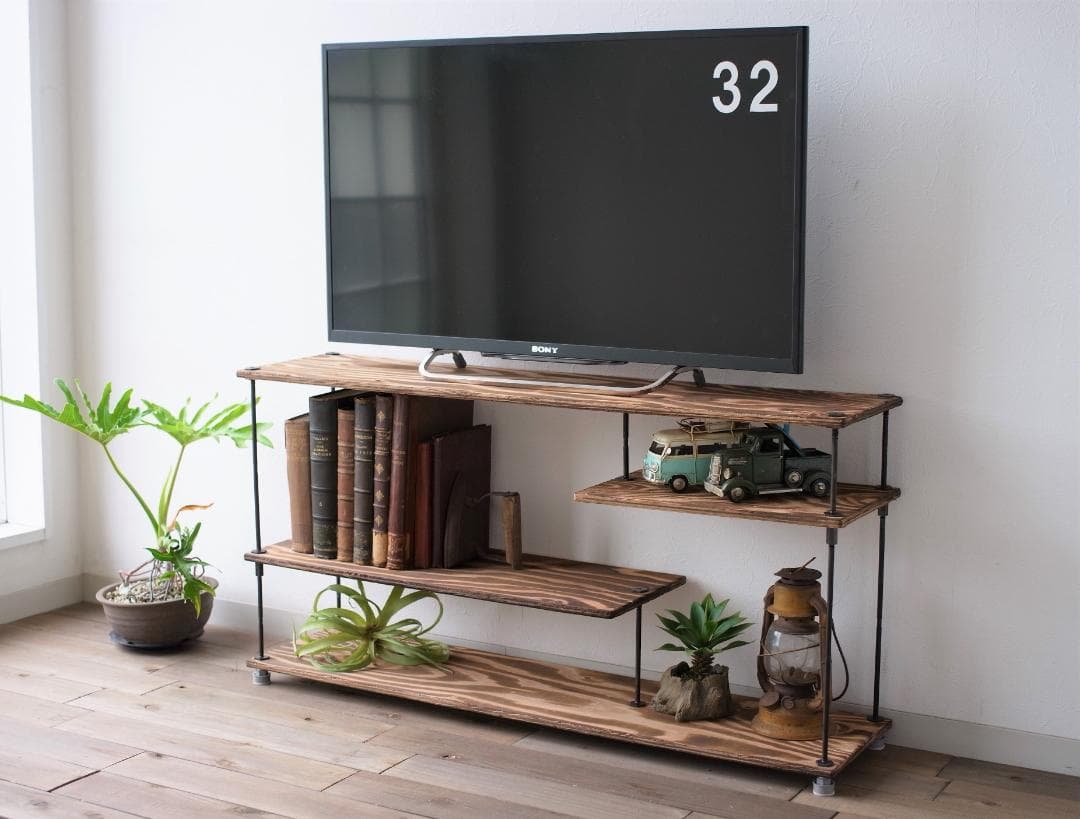 wood iron shelf 420*910*225　エコメルカリ便割り引き可