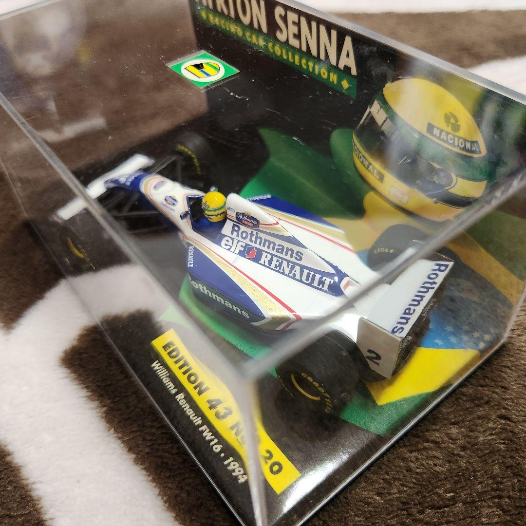 1/43 ウイリアムズルノー FW16 1994 純正ロスマンズ A.セナ
