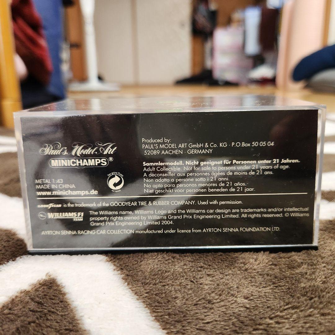 1/43 ウイリアムズルノー FW16 1994 純正ロスマンズ A.セナ
