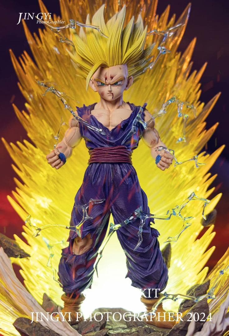 ドラゴンボール スーパーサイヤ人 2 孫悟飯 1/6 彫刻フィギュア 海外限定