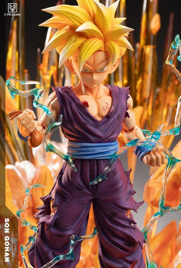 ドラゴンボール スーパーサイヤ人 2 孫悟飯 1/6 彫刻フィギュア 海外限定