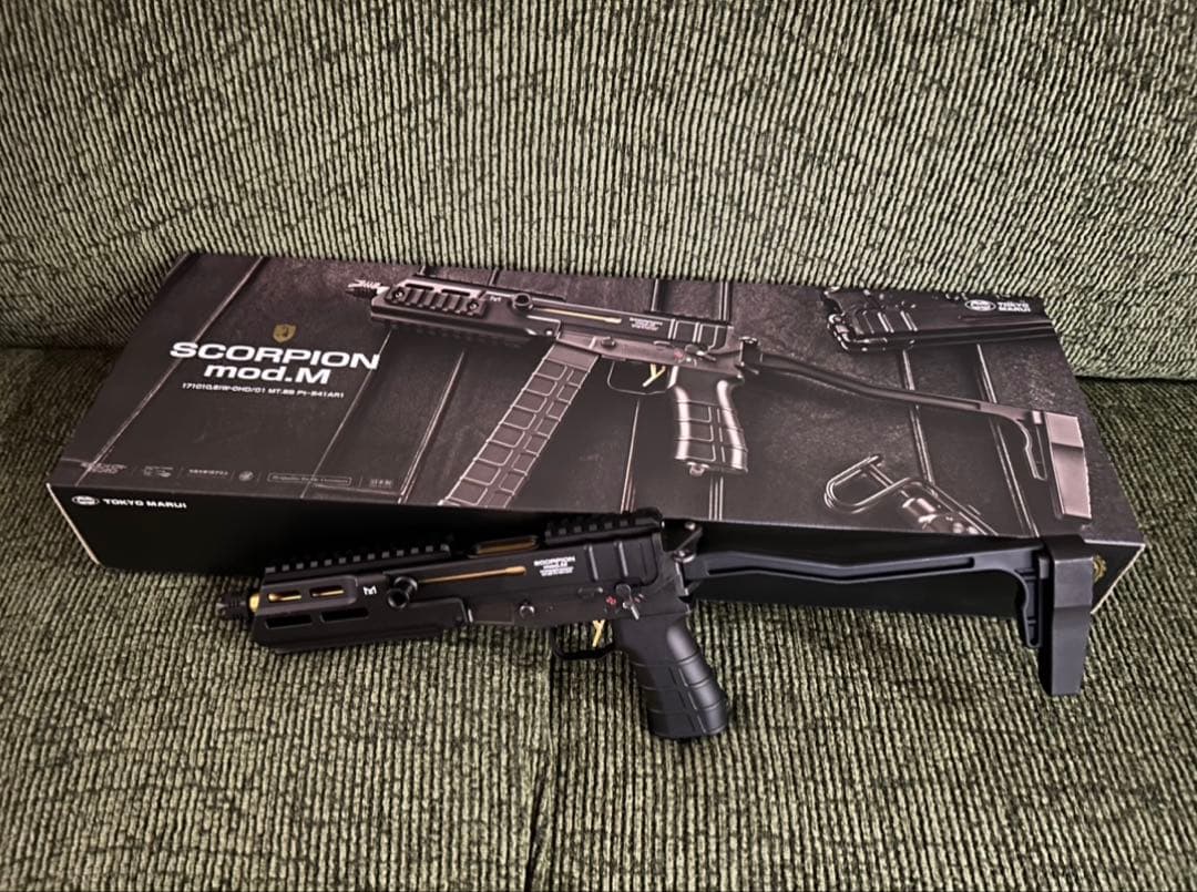 【動作確認済】東京マルイ　スコーピオン　mod.m 付属品つき