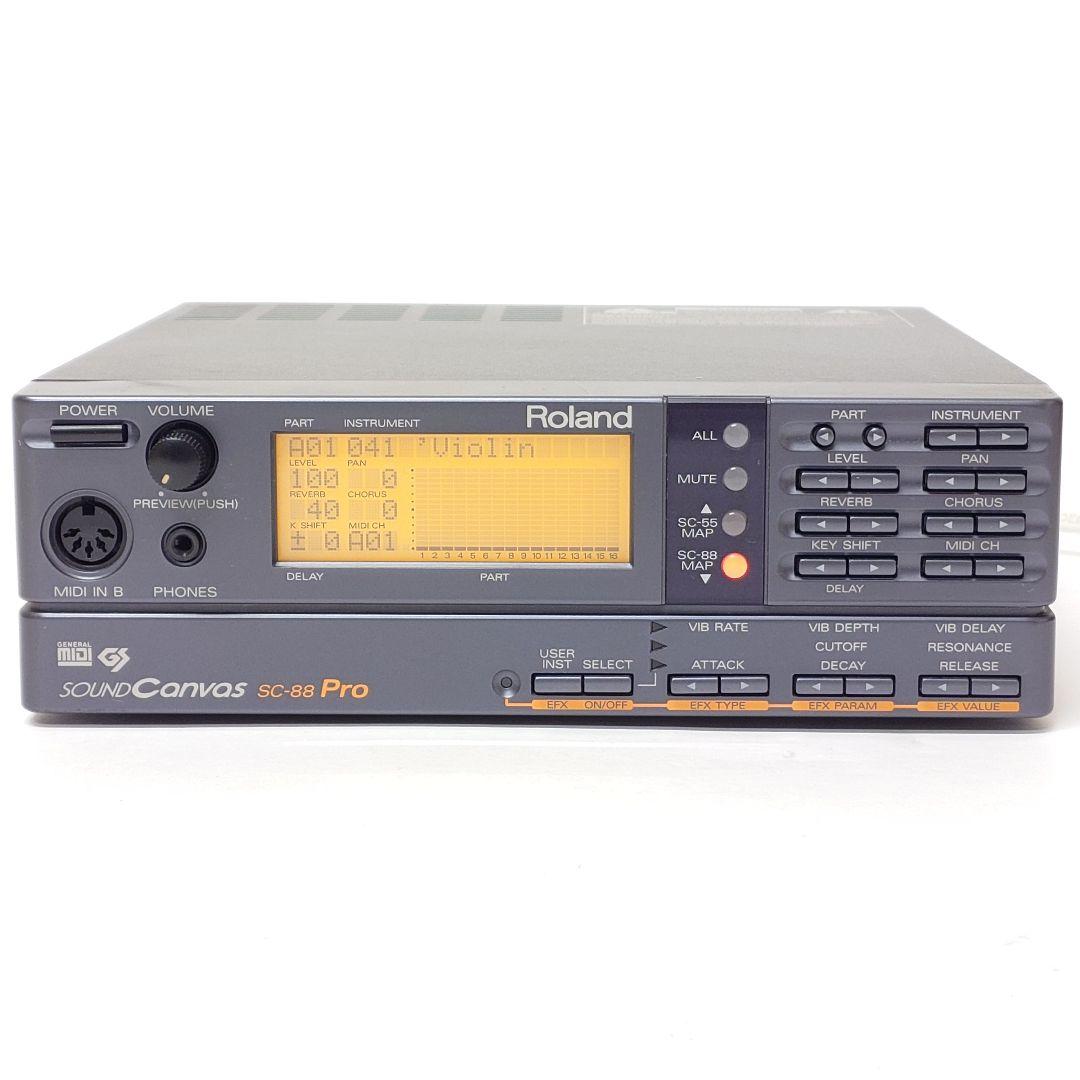 【美品】ローランド SC-88 Pro 音源モジュール サウンドキャンバス