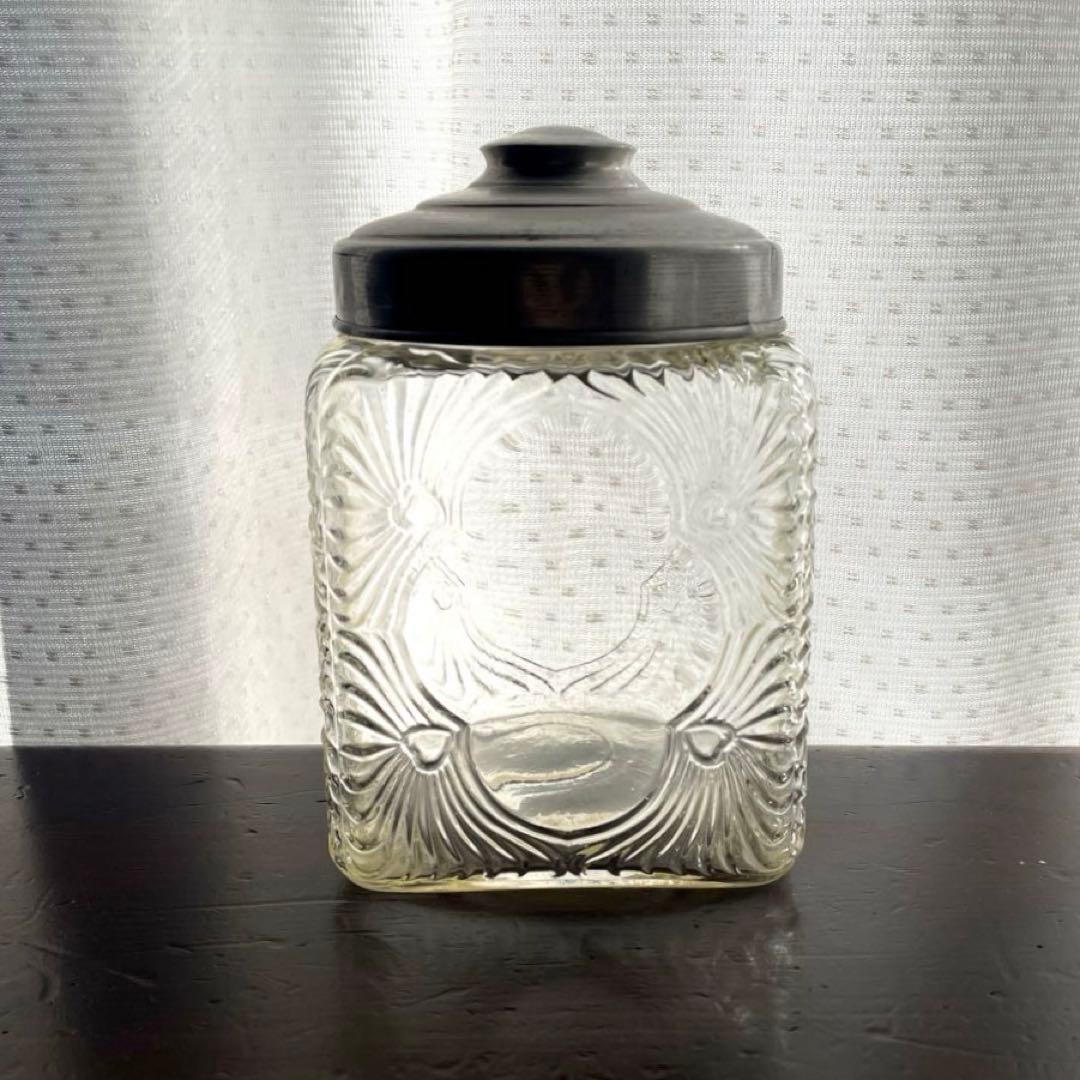 あめや瓶 シュガーポット ガラス瓶 和ガラス