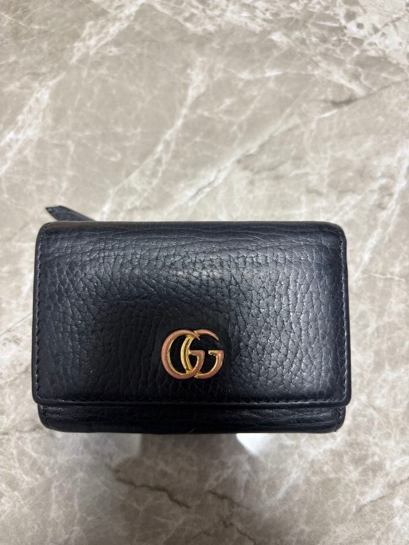 GUCCIロゴ 三つ折り財布