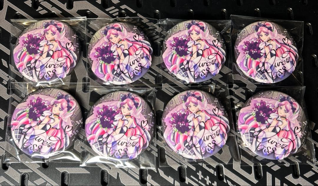 キミとアイドルプリキュア感謝祭 缶バッジ キュアキッス サイン 8個
