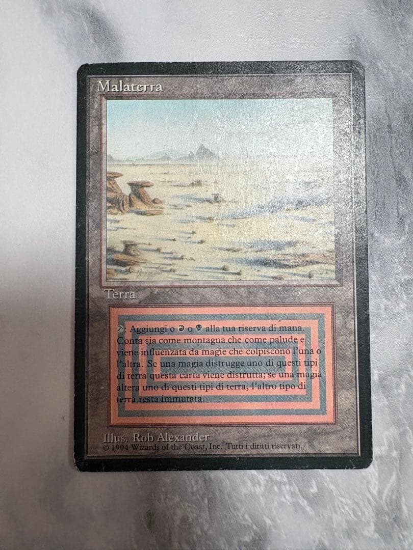 MTG badlands イタリア語 黒枠
