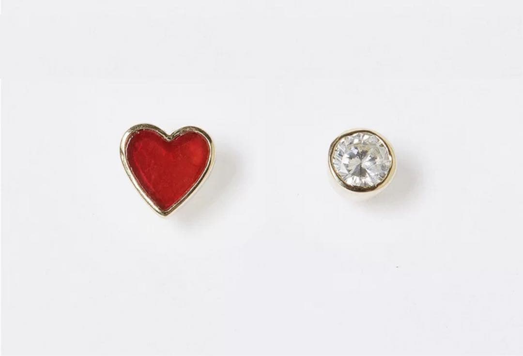 GIGジジAmour earrings ピアス現行品　カーネリアン　ダイヤモンド
