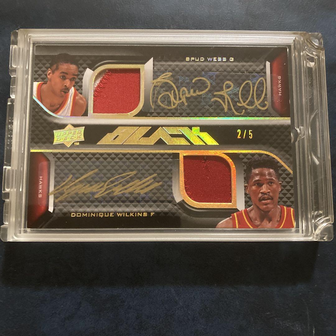 NBAカード　UD BLACK Quad auto patch 5枚限定