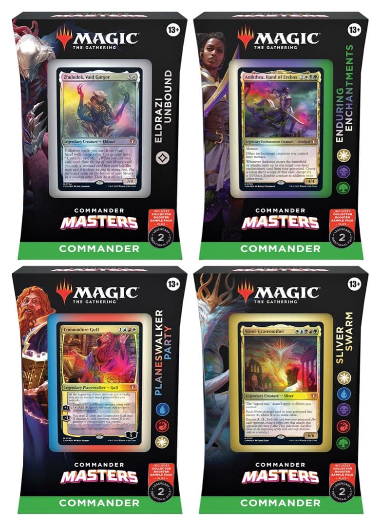 MTG 統率者デッキ 統率者マスターズ 日本語版 4種セット