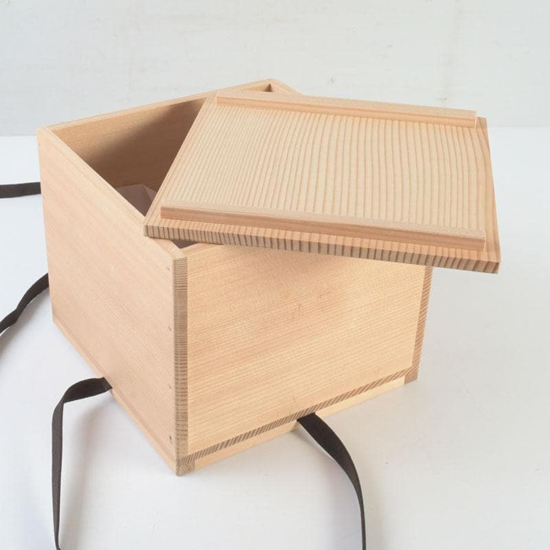 茶道具　竹峰造　古竹細工　鳳尾竹　掛花籠　竹籠　共箱　V　9784