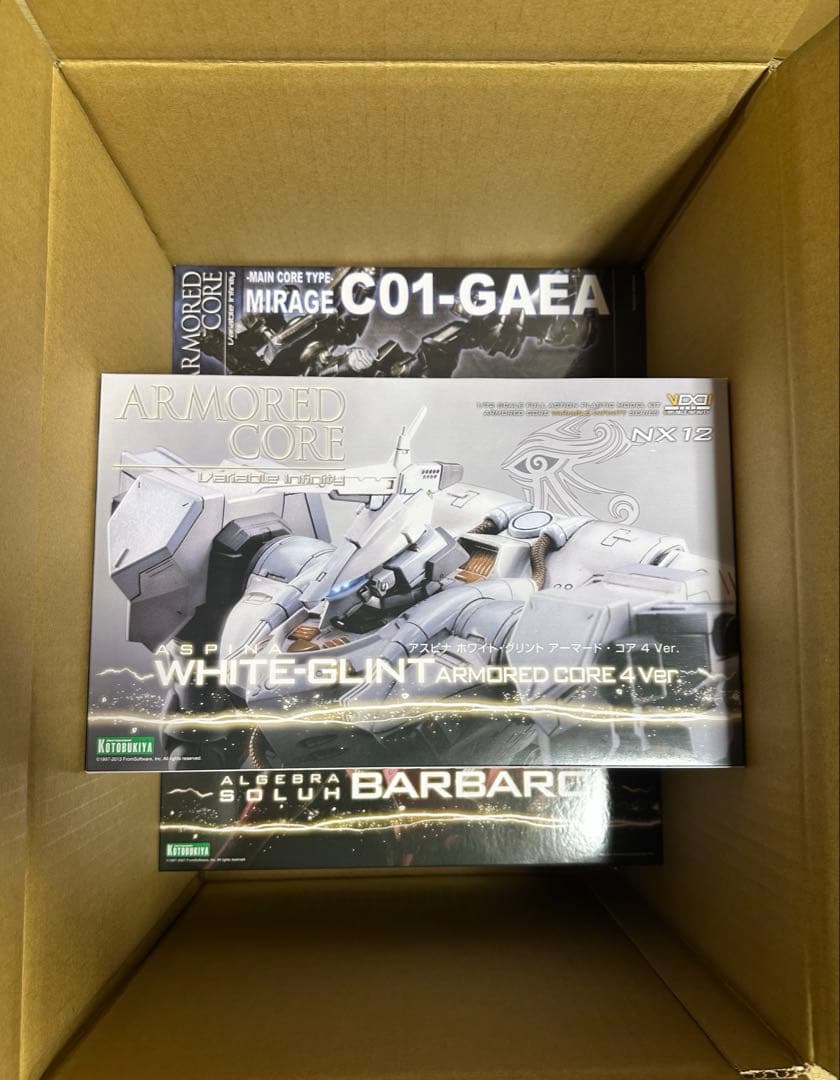 アーマードコア4 ホワイトグリント　アルゼブラ　ミラージュガイア　３点セット