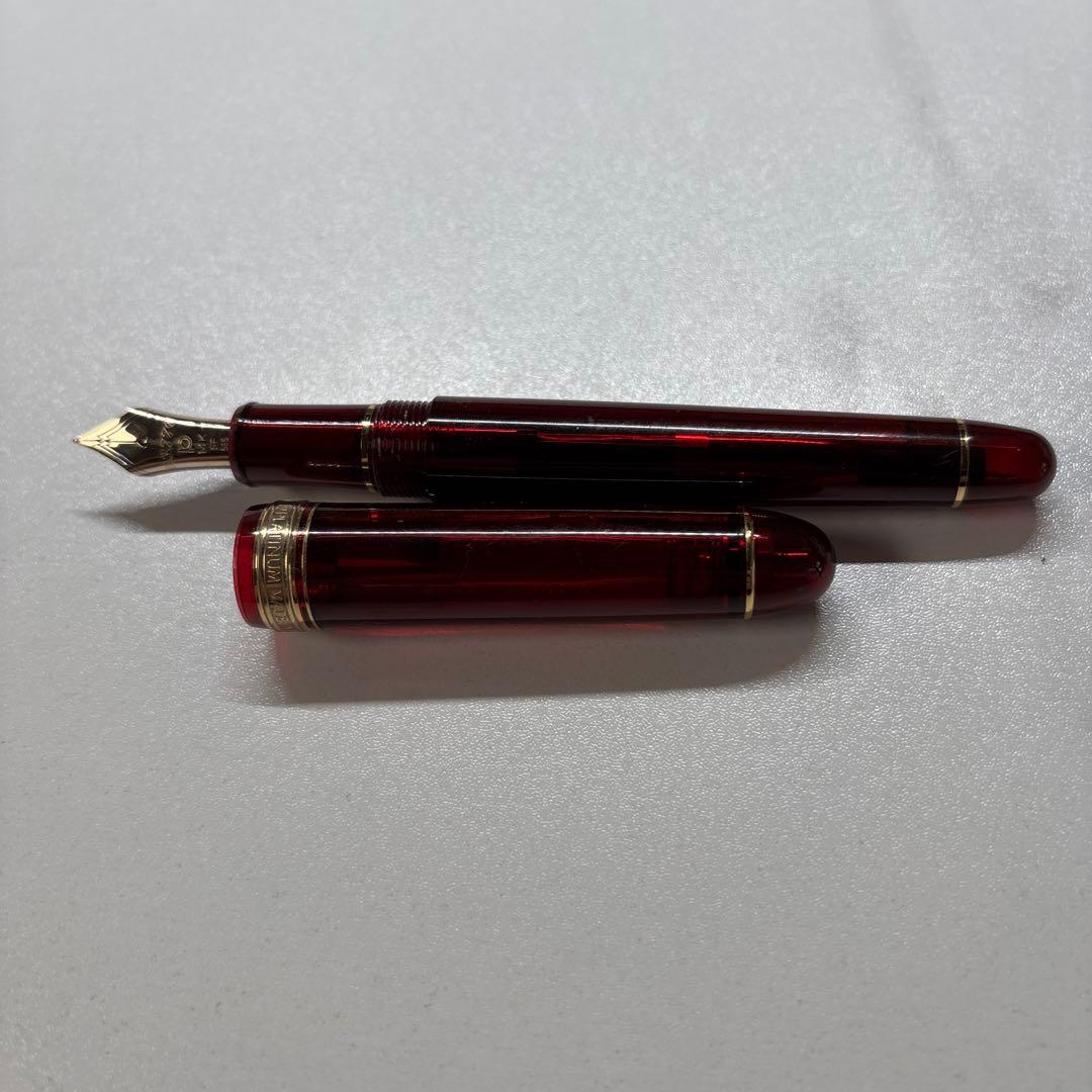 プラチナ万年筆　3776センチュリー SFニブ 細軟　14K