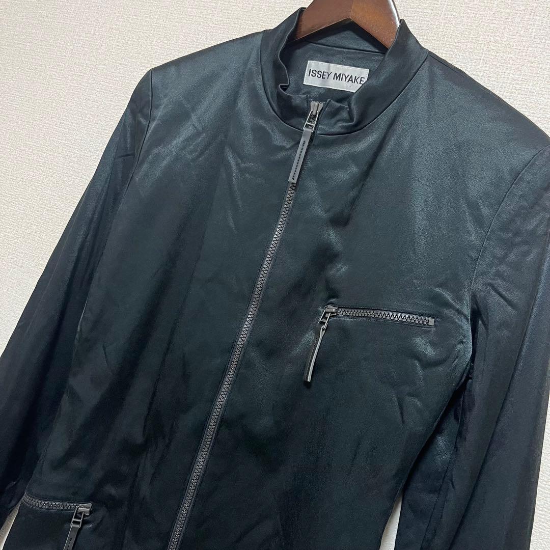 ISSEI MIYAKE イッセイミヤケ ジャケット ブラック L 個性的