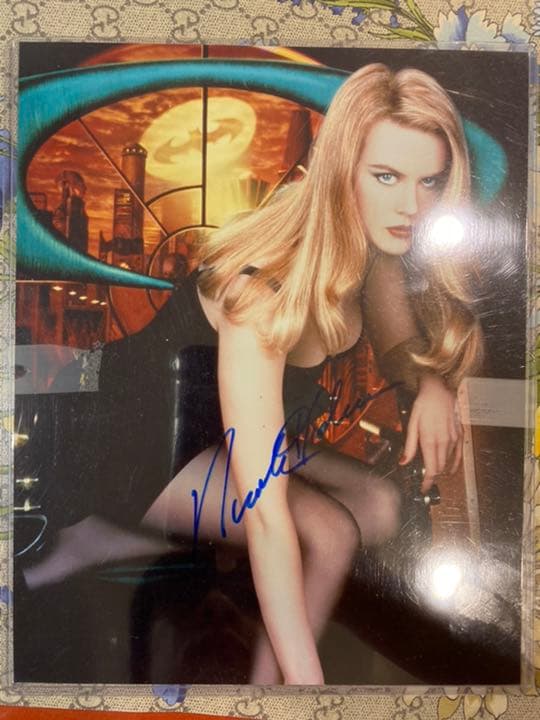芸能人Nicole Kidman 直筆サイン バットマン フォーエヴァー